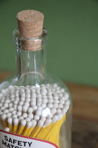 Yellow Tandem - Bottle of Extra-Long Safety Matches