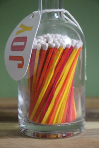 Coloured Joy - Bottle of Extra-Long Safety Matches