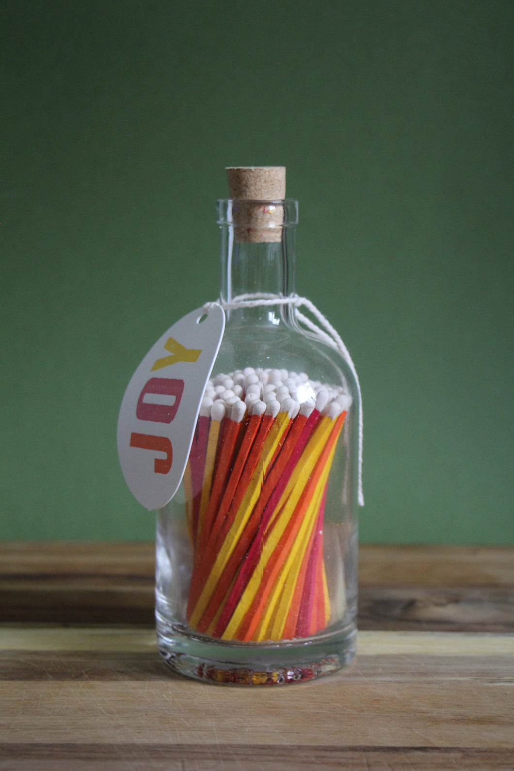 Coloured Joy - Bottle of Extra-Long Safety Matches