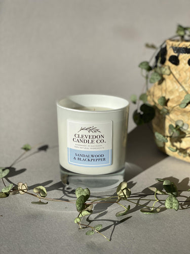 Sandalwood & Black Pepper Candle - Clevedon Candle Co.