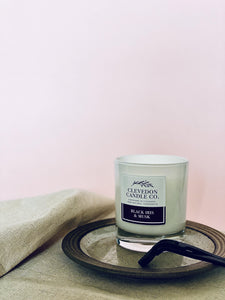 Black Iris & Musk Candle - Clevedon Candle Co.