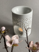 Load image into Gallery viewer, White Ceramic Wax Warmer - Clevedon Candle Co.
