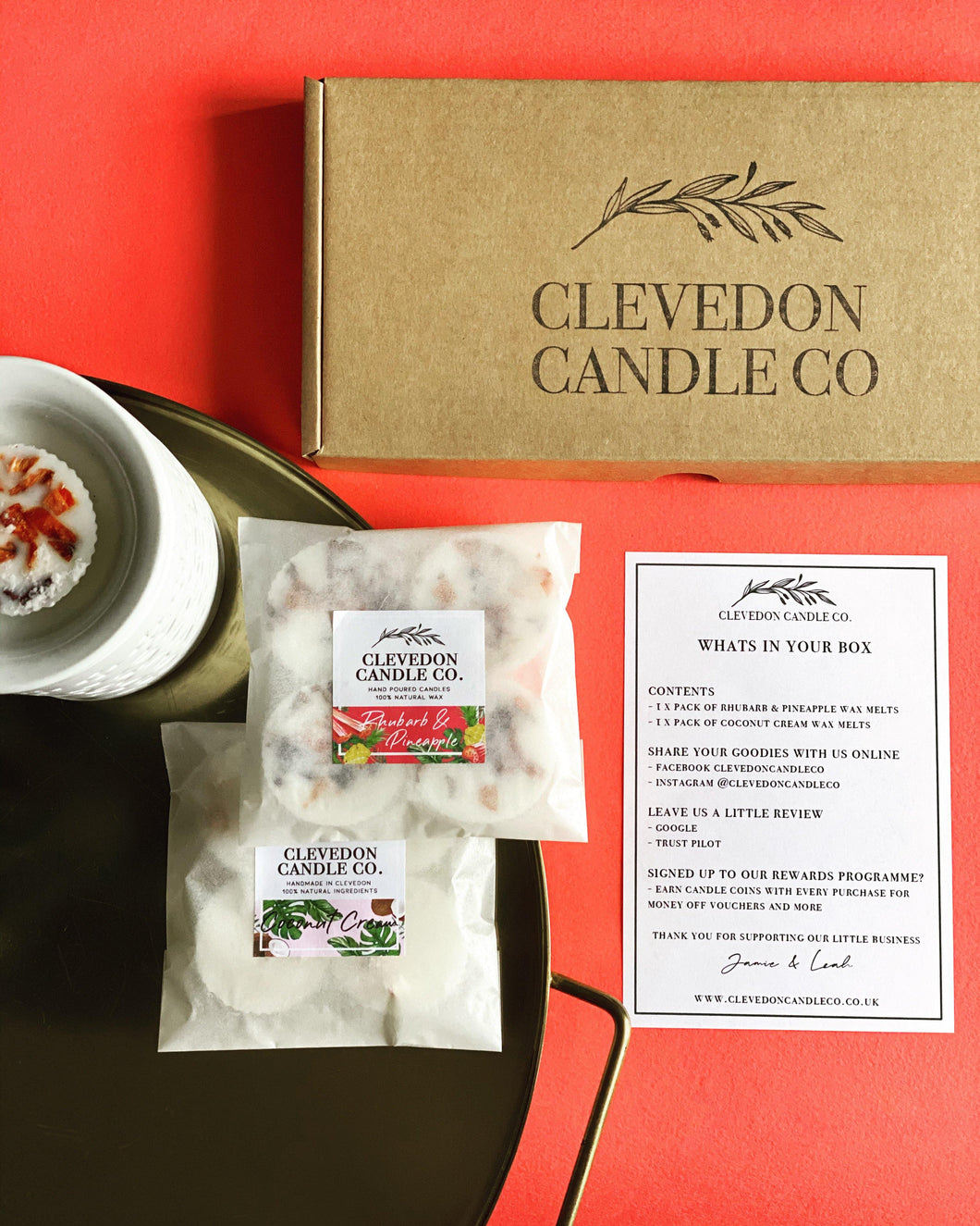 Wax Melt Monthly Subscription - Clevedon Candle Co.