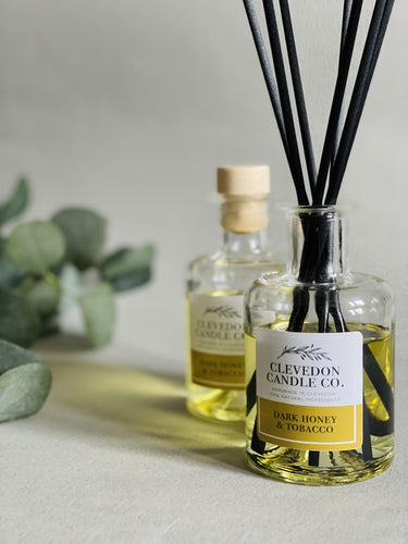 Dark Honey Luxury Reed Diffuser - Clevedon Candle Co.